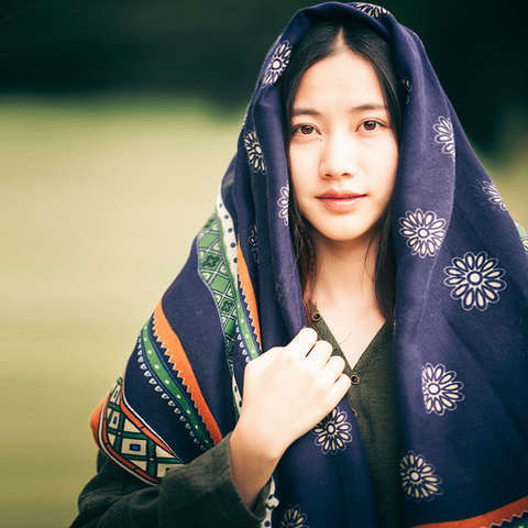 梅子熟了· 民族风围巾