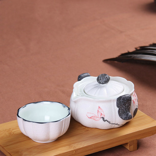 手绘陶瓷快客杯、茶具