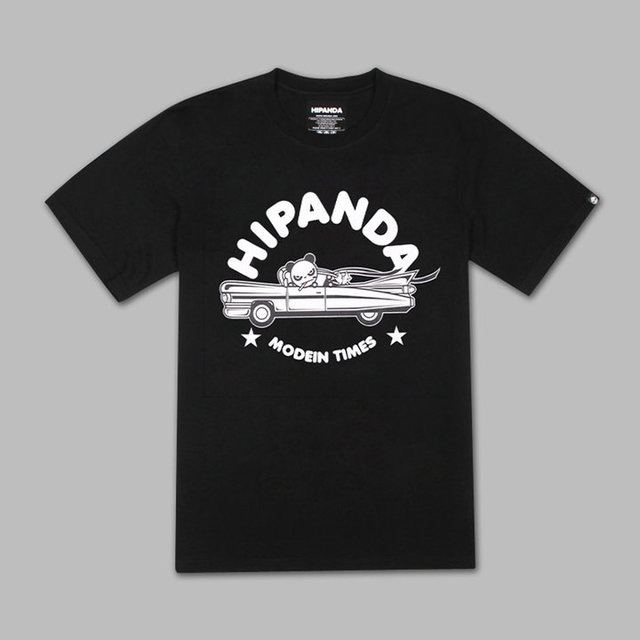 HIPANDA ·黑白跑车T恤