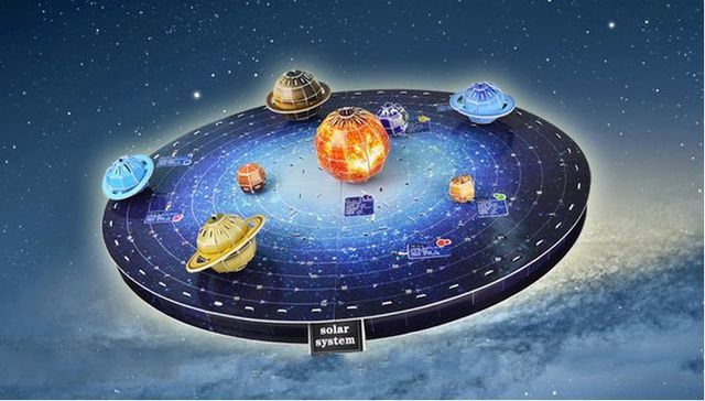 纸魔世家·太阳系八大行星DIY模型