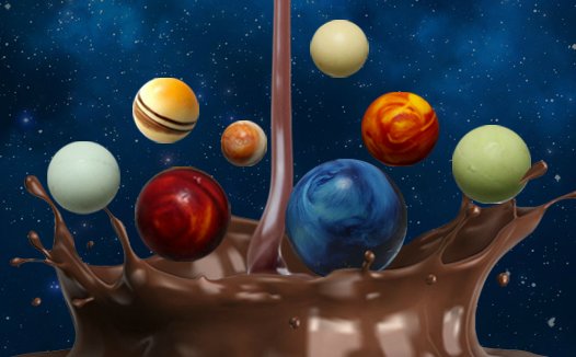 糖力·太阳系八大行星巧克力