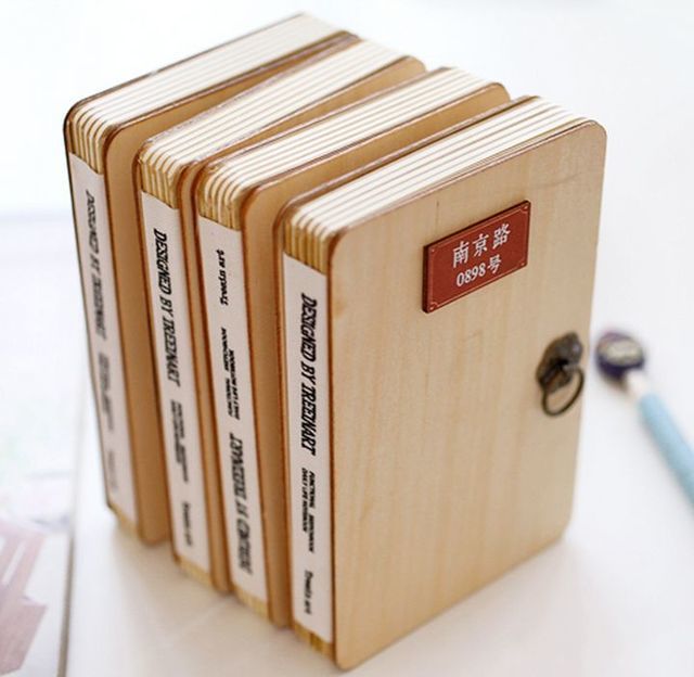 ZAA·木质中国风·巷子空白笔记本