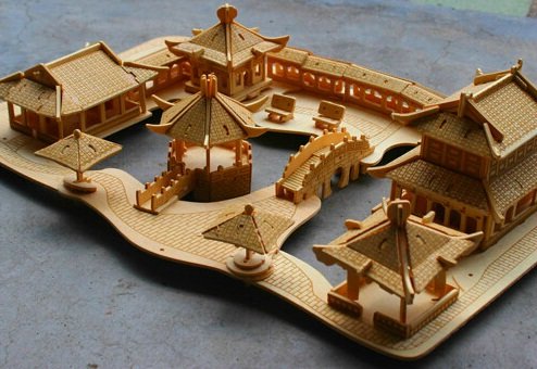 苏州园林·木制模型