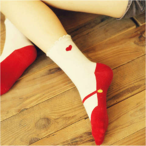 红舞鞋棉袜