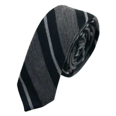 羊毛条纹领带