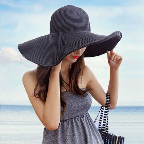 沙滩遮阳帽·大檐帽